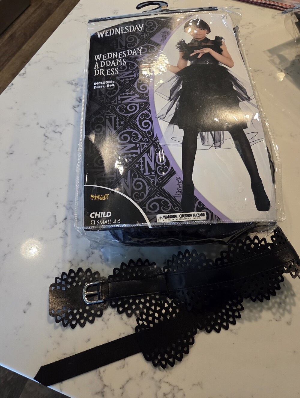 Wednesday Addams dress costume small 4-6 spirit